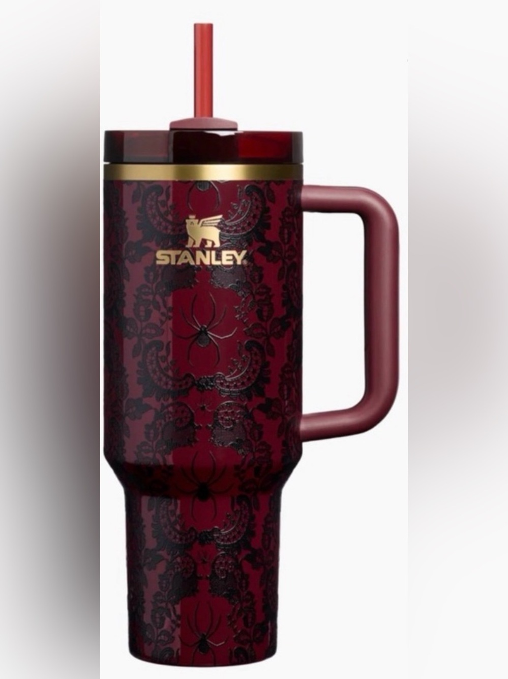 Bnib 2026 Bordeaux Lace Halloween Stanley Tumbler Limited Edition